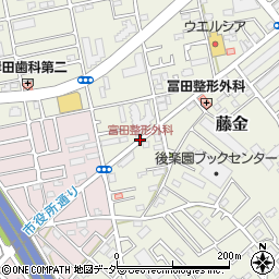 富田整形外科周辺の地図