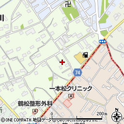 埼玉県坂戸市厚川50-1周辺の地図