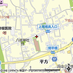 埼玉県上尾市平方506周辺の地図