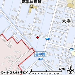 埼玉県春日部市大場706周辺の地図