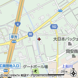 埼玉県越谷市平方1156-1周辺の地図