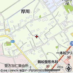 埼玉県坂戸市厚川108-1周辺の地図