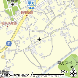 埼玉県上尾市平方1148周辺の地図