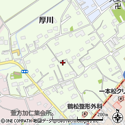 埼玉県坂戸市厚川周辺の地図