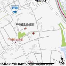 埼玉県上尾市戸崎周辺の地図