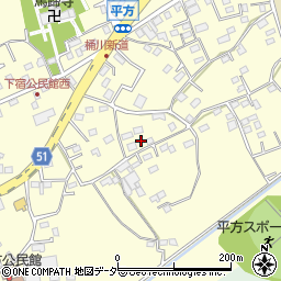 埼玉県上尾市平方1147周辺の地図