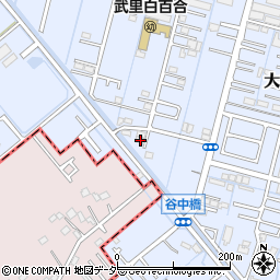 埼玉県春日部市大場710周辺の地図