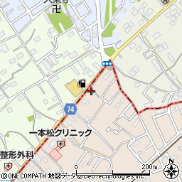埼玉県鶴ヶ島市下新田52周辺の地図