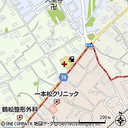 ウエルシア薬局　坂戸鶴舞厚川店周辺の地図