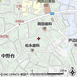野田中野台県営住宅４号棟周辺の地図