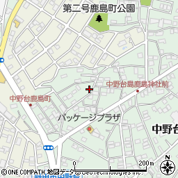 千葉県野田市中野台912-98周辺の地図