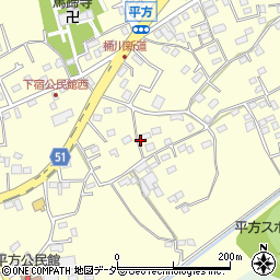 埼玉県上尾市平方1144周辺の地図