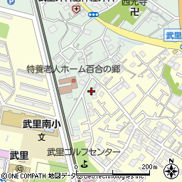 埼玉県春日部市大枝610周辺の地図