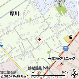埼玉県坂戸市厚川101周辺の地図
