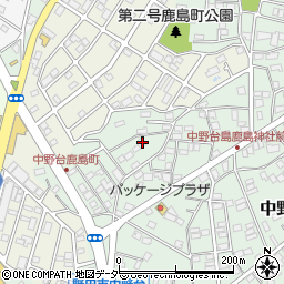 千葉県野田市中野台912-41周辺の地図