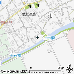 茨城県潮来市辻66-3周辺の地図