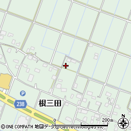 茨城県鹿嶋市根三田周辺の地図