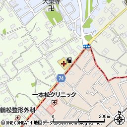 ウエルシア坂戸鶴舞厚川店周辺の地図
