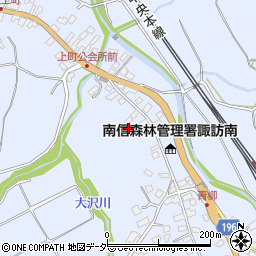 長野県茅野市金沢2132周辺の地図