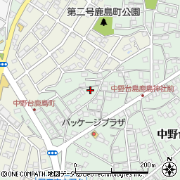 千葉県野田市中野台912-101周辺の地図