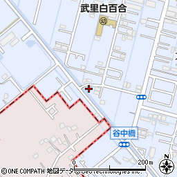 埼玉県春日部市大場711周辺の地図