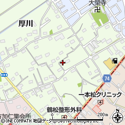 埼玉県坂戸市厚川101-3周辺の地図