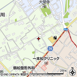 埼玉県坂戸市厚川50-4周辺の地図