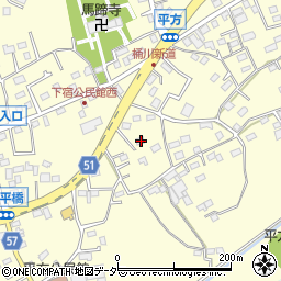 埼玉県上尾市平方1013周辺の地図