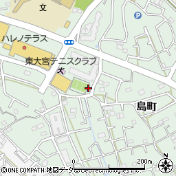 埼玉県さいたま市見沼区島町周辺の地図