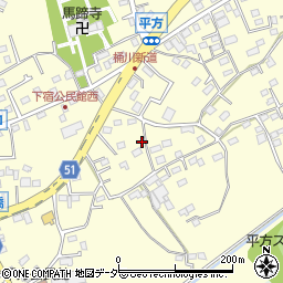 埼玉県上尾市平方1009周辺の地図