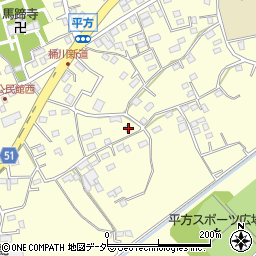 埼玉県上尾市平方1152周辺の地図