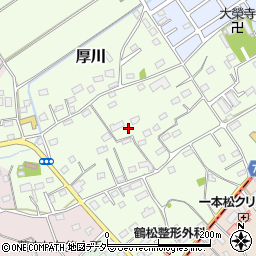 埼玉県坂戸市厚川107周辺の地図