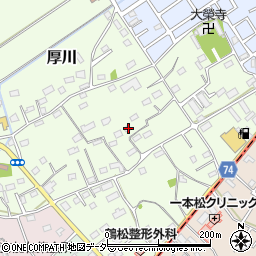 埼玉県坂戸市厚川102周辺の地図