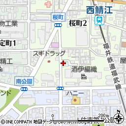日本経済新聞ＡＳＡ鯖江中央有限会社周辺の地図