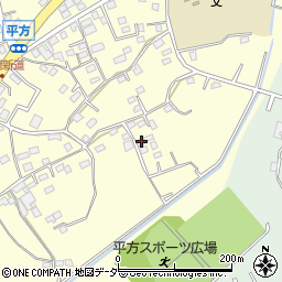 埼玉県上尾市平方1373周辺の地図