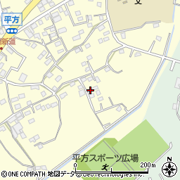 埼玉県上尾市平方1373周辺の地図