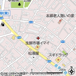 クリーニングハウスマツモト周辺の地図