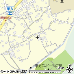 埼玉県上尾市平方1281-1周辺の地図