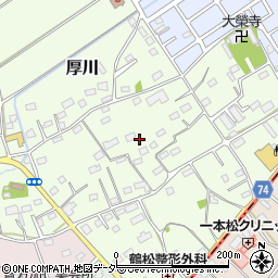 埼玉県坂戸市厚川103周辺の地図