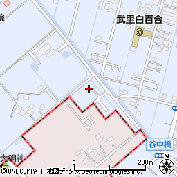 埼玉県春日部市大場261周辺の地図