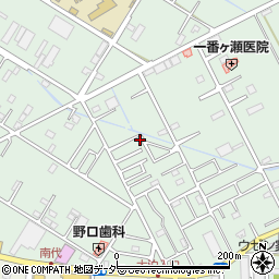 埼玉県越谷市平方1880-12周辺の地図