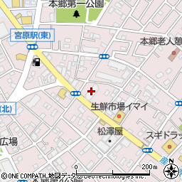 ムーンスター埼玉支店周辺の地図