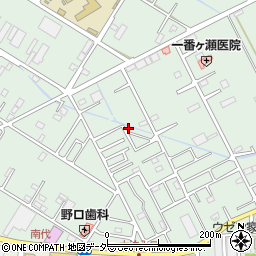埼玉県越谷市平方1880-14周辺の地図