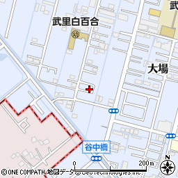 埼玉県春日部市大場712周辺の地図