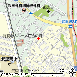 埼玉県春日部市大枝601周辺の地図