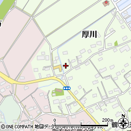 埼玉県坂戸市厚川168周辺の地図