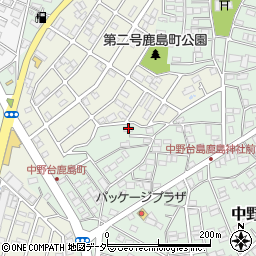 千葉県野田市中野台912-77周辺の地図