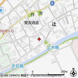 茨城県潮来市辻107-1周辺の地図