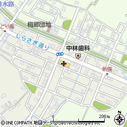 大殿井ＳＣ周辺の地図