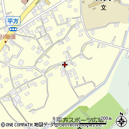 埼玉県上尾市平方1373-2周辺の地図